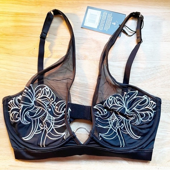 Never worn Thistle & Spire Eldridge Bra Platinum Size 34D - Picture 2 of 5